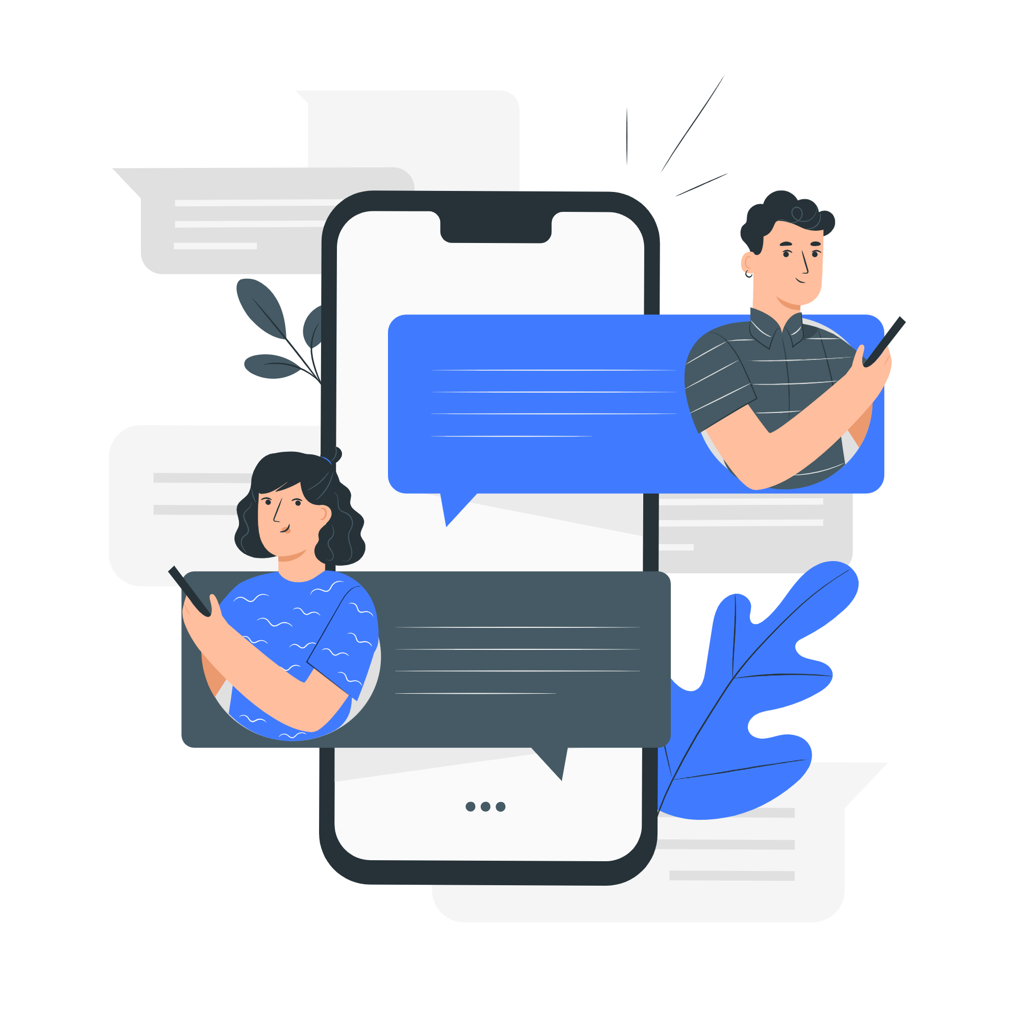 Direct Message Illustration